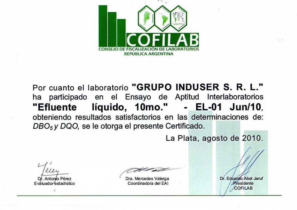 certificaciones