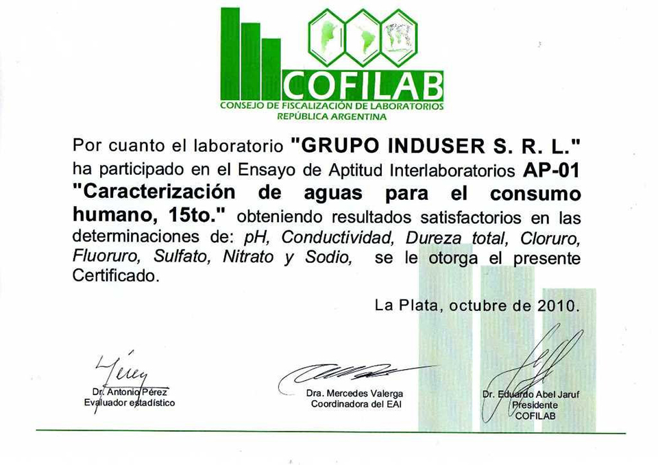 certificaciones