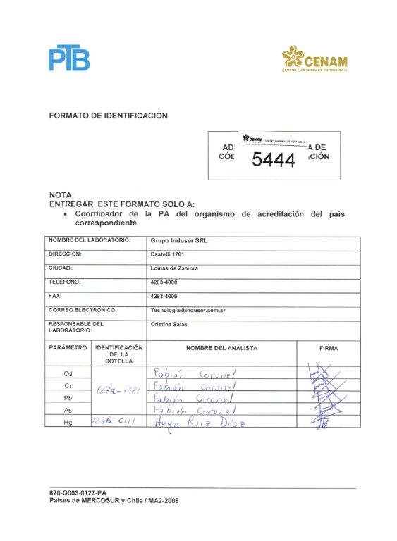 certificaciones