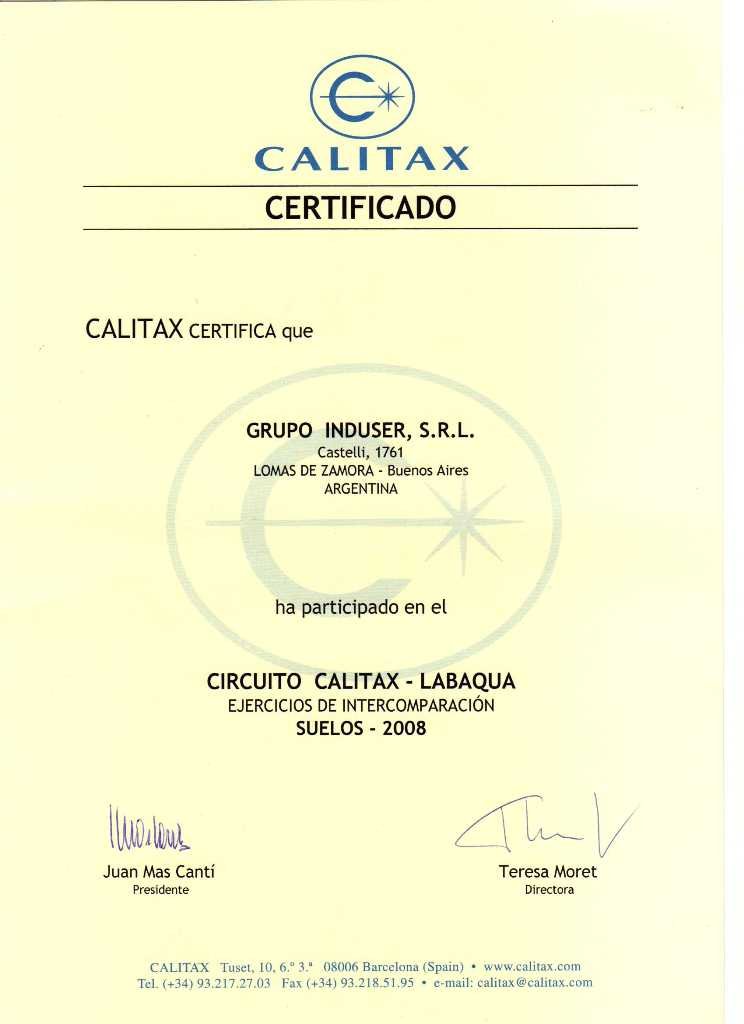 certificaciones