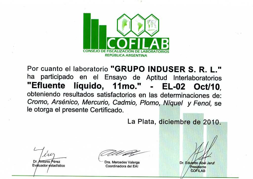 certificaciones