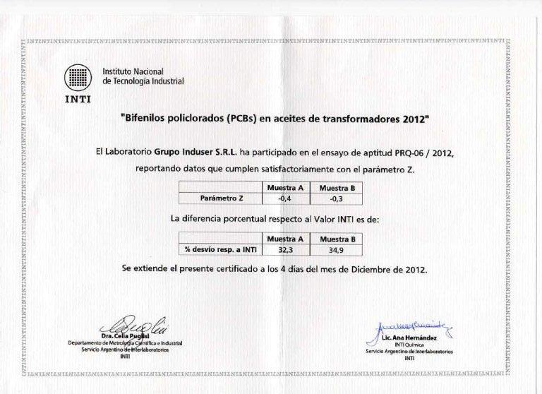 certificaciones