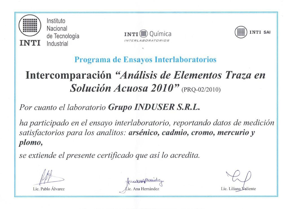 certificaciones