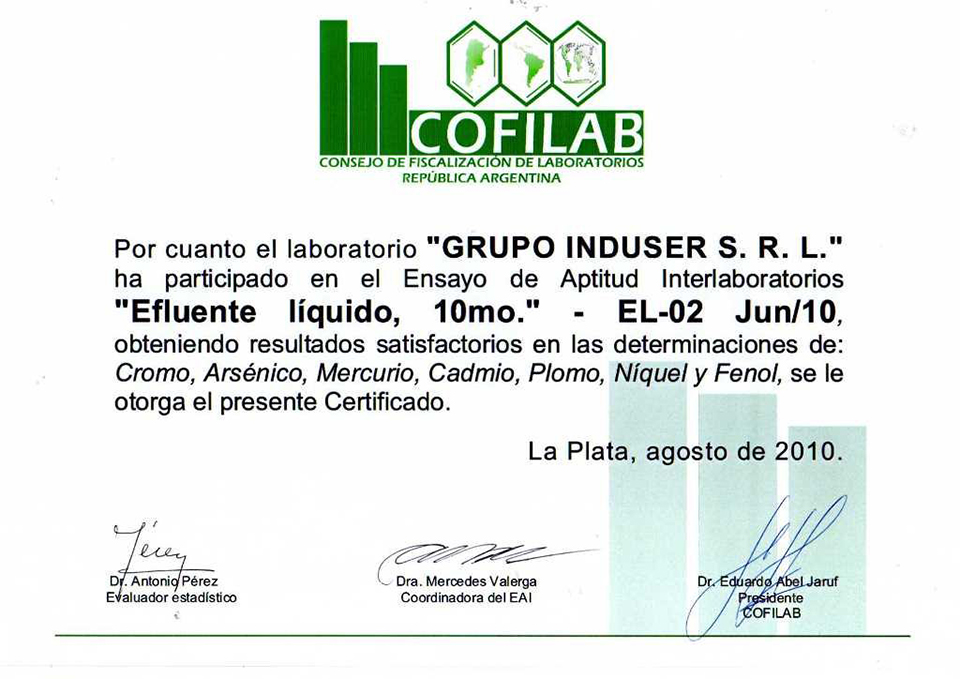 certificaciones