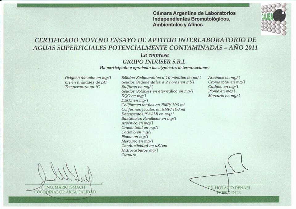 certificaciones